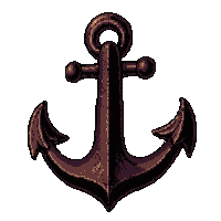 anchor rusty heavy  common everyday