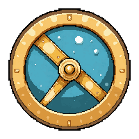 compass nautical brass  complete and whole