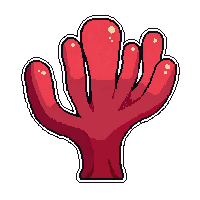 Coral Branch Red  Complete And Whole — free pixel art sprite from Runner Ocean Treasures
