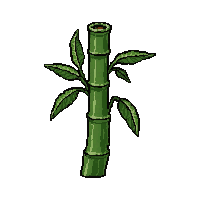 Bamboo Stalk  Autumn Colors — free pixel art sprite from Runner Plants