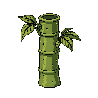 Bamboo Stalk  Enchanted Sparkle — free pixel art sprite from Runner Plants
