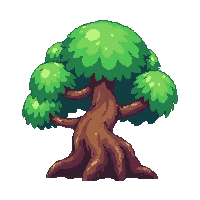 Bonsai Tree Mini  Enchanted Sparkle — free pixel art sprite from Runner Plants