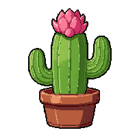 cactus succulent  magical glowing