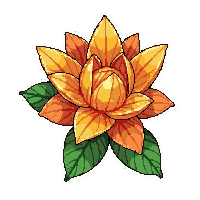 crystal magic flower  autumn colors