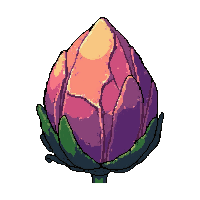 crystal magic flower  wilting dried