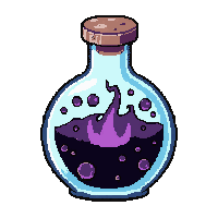 shadow black  twisted spiral bottle