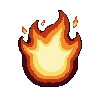 fireball  with electric crackle