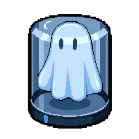 ghostly invisibility cloak  in a glass capsule