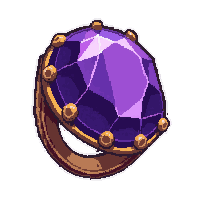 Amethyst Purple Ring  Enchanted Magical Glow — free pixel art sprite from Runner Rings