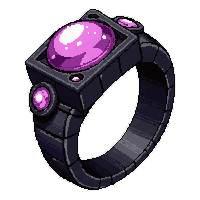 Ancient Rune Ring  Cursed Dark Aura — free pixel art sprite from Runner Rings