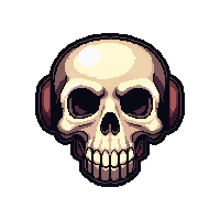 bone skull ring  blessed holy light