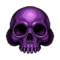 bone skull ring  cursed dark aura