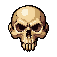 bone skull ring  legendary ancient