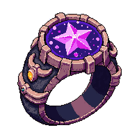 celestial star ring  cursed dark aura