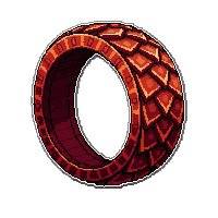 dragon scale ring  pristine new