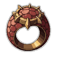 dragon scale ring  shiny polished