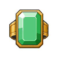 emerald green ring  blessed holy light