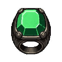 emerald green ring  cursed dark aura