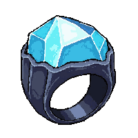 frost ice crystal ring  blessed holy light