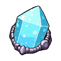 frost ice crystal ring  cracked damaged