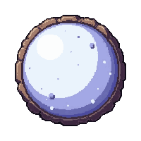 Moonstone Glowing Ring Pristine New — free pixel art sprite from the Runner Rings collection, transparent PNG