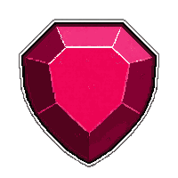 Ruby Red Gem Ring Shiny Polished — free pixel art sprite from the Runner Rings collection, transparent PNG