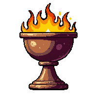 chalice of life  cursed ominous glow