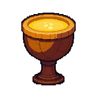 chalice of life  newly forged bright
