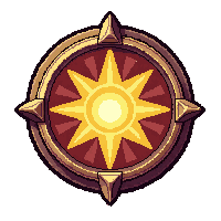 compass of destiny  floating with energy