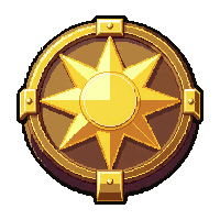 compass of destiny  golden radiant glow