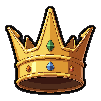 crown of the king  simple worn humble