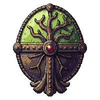 Seed Of The World Tree Ancient Rune Carved — free pixel art sprite from the Runner Rpg Artifacts collection, transparent PNG