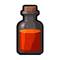 fire resistance potion  ancient dusty old