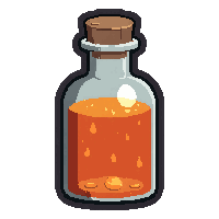 fire resistance potion  bubbling fizzing