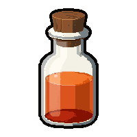 fire resistance potion  half empty used