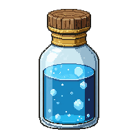 frost resistance potion  ornate gold trim