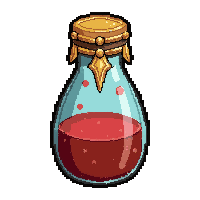 growth giant elixir  ornate gold trim