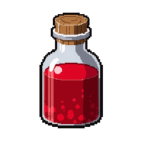health restore red  half empty used