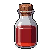 health restore red  sealed wax top