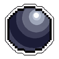 ai companion orb  dark gunmetal grey
