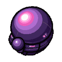Ai Companion Orb  Overclocked Glowing — free pixel art sprite from Runner Scifi Tech