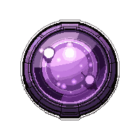 Ai Companion Orb  Transparent With Circuits — free pixel art sprite from Runner Scifi Tech