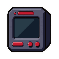 Beacon Distress Signal  Compact Miniaturized — free pixel art sprite from Runner Scifi Tech