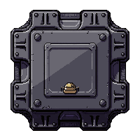 Power Core Reactor  Industrial Heavy Duty — free pixel art sprite from the Runner Scifi Tech collection, transparent PNG