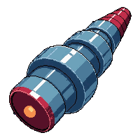 antimatter launcher  floating hovering parts