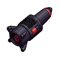 antimatter launcher  matte dark gunmetal