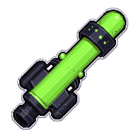 antimatter launcher  neon green plasma
