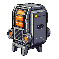 antimatter launcher  orange warning lights