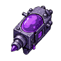 antimatter launcher  translucent energy field