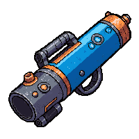 cryo freeze gun  floating hovering parts